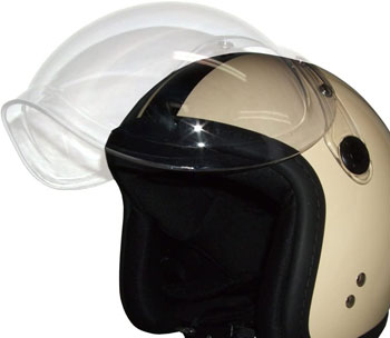 石野商会の ジェットヘルメットのシールド